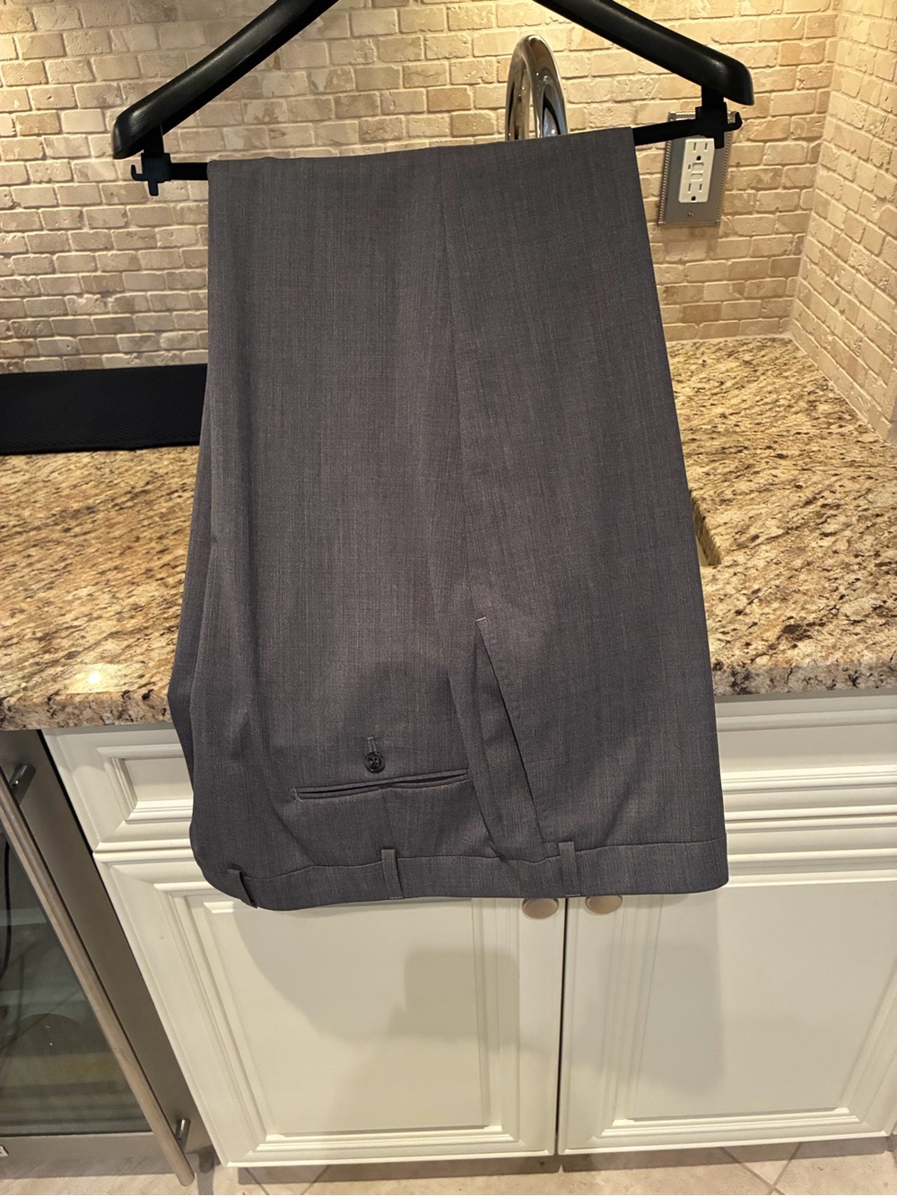 Hart Schaffner Marx Men's Gray Dress Pants